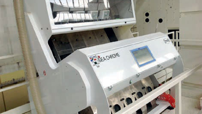 A Cimbria SEA CX Optical Sorter at a new Legume processing plant in Italy
