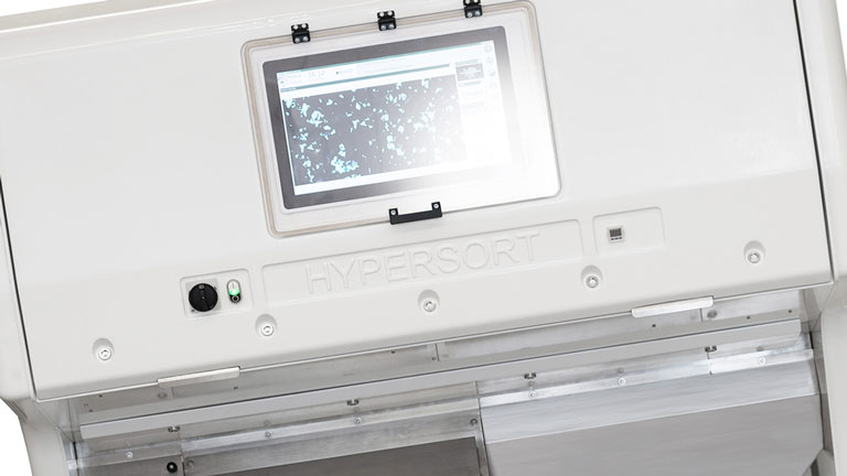 SEA.HY The SEA.HY Optical Sorter, previously known as Hypersort, excels at separating almonds, hazelnuts, pistachios, and other nuts from foreign bodies and contaminants like shells, stones, wood, glass, and plastics using hyperspectral near-infrared cameras