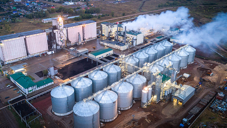 Grain storage from Cimbria