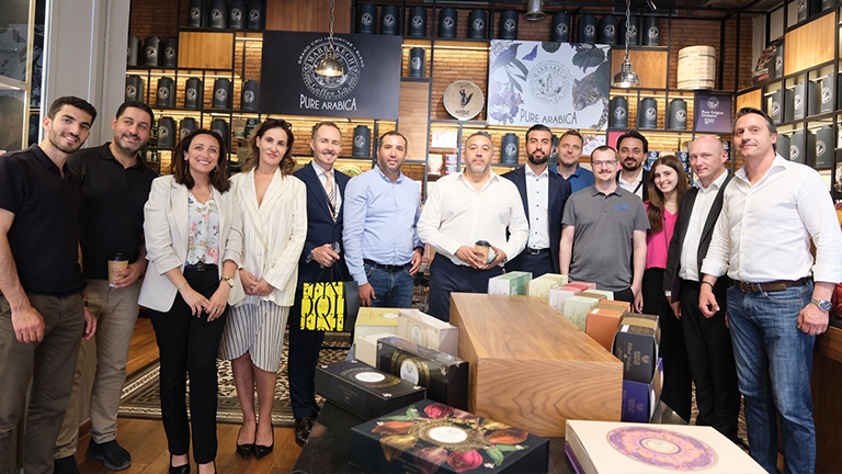 Delegazione agroalimentare danese birreria di gruppo