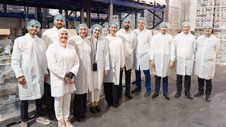 Delegazione Agroalimentare Danese attrezzi per la protezione della produzione