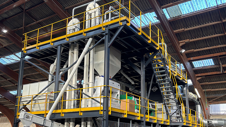 Seed processing line Vernouillet france atrissem
