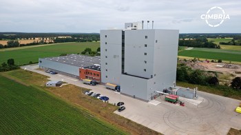 Drone view of Bauck Hof plant
